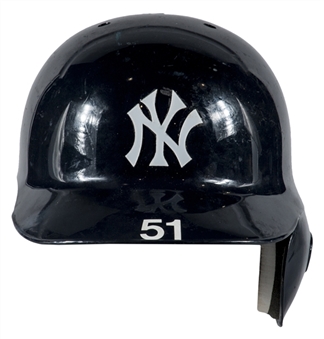 1998 Bernie Williams Game Used New York Yankees Batting Helmet  World Series Champions(PSA/DNA)